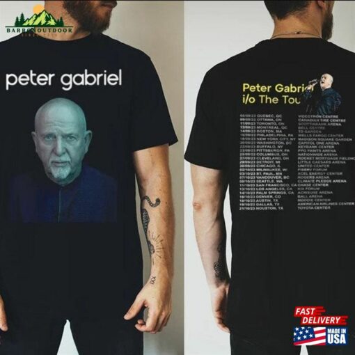 90S Vintage Peter Gabriel Shirt I O The Tour 2023 T-Shirt Unisex Sweatshirt