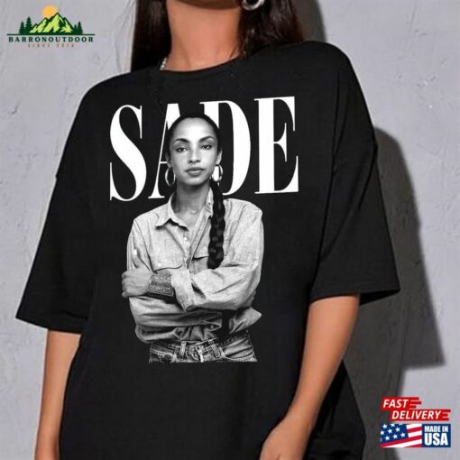 90S Vintage Sade Shirt Tour Crewneck T-Shirt Pop Music Fan Unisex