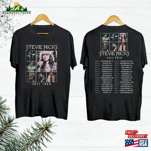 90S Vintage Stevie Nicks T-Shirt 2023 Live In Concert Tour Merch Hoodie