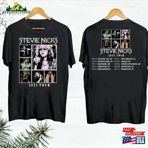 90S Vintage Stevie Nicks T-Shirt 2024 Live In Concert Tour Merch Classic Hoodie