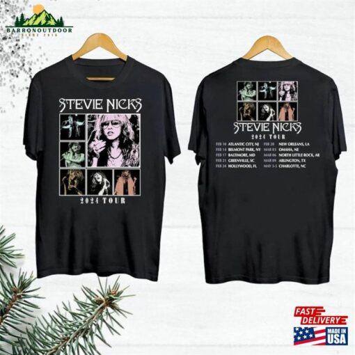 90S Vintage Stevie Nicks T-Shirt 2024 Live In Concert Tour Merch Classic Hoodie