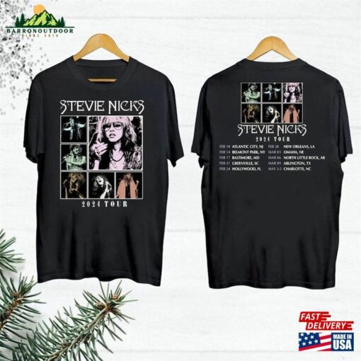 90S Vintage Stevie Nicks T-Shirt 2024 Live In Concert Tour Merch Hoodie