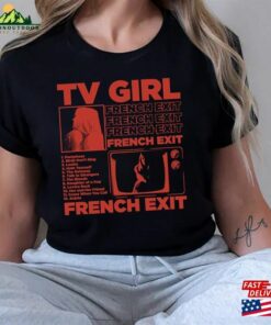 90S Vintage Tv Girl French Exit Tee Artist Shirt Unisex Classic 90S Vintage Tv Girl French Exit Tee Artist Shirt Unisex Classic