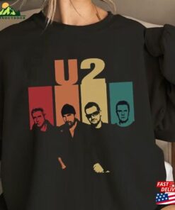 90S Vintage U2 Band Sweatshirt Achtung Baby Tour 2023 Shirt Fan Gift Classic Unisex