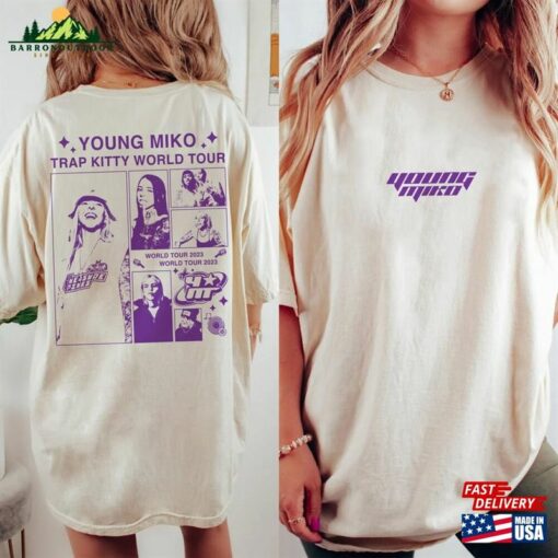 90S Vintage Young Miko Rap Shirt Trap Kitty World Tour 2023 Y2k Concert Gift For Fan Tee T-Shirt Hoodie