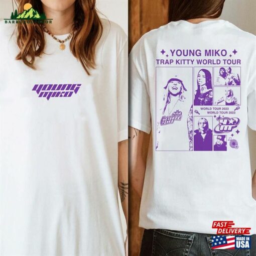 90S Vintage Young Miko Rap Shirt Trap Kitty World Tour 2023 Y2k Concert Gift For Fan Tee T-Shirt Hoodie