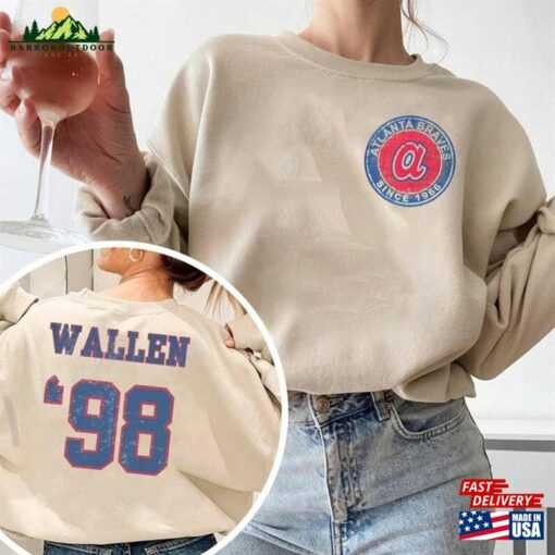 98 Braves Wallen T-Shirt Cowboy Western Sweatshirt Unisex