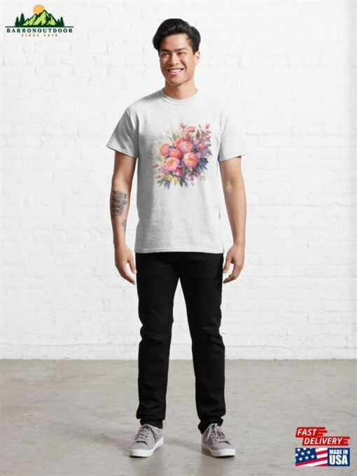 A Beautiful Bouquet Of Peonies Classic T-Shirt Sweatshirt Hoodie