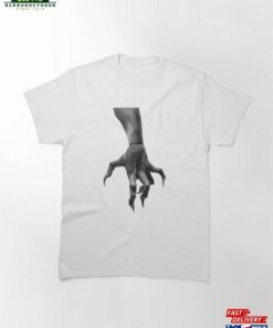 A Black And White Scarry Hand With Claws Classic T-Shirt Sweatshirt