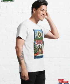 A Cozy Fireplace With Stockings Hung By The Chimney Classic T-Shirt Hoodie 3 A Cozy Fireplace With Stockings Hung By The Chimney Classic T Shirt Hoodie 4