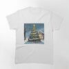 A Decorated Christmas Tree Under Blanket Of Snow Classic T-Shirt Unisex