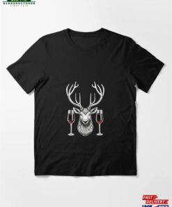 A Deer And Two Glasses Of Nectar Representing Nature’s Elegance Essential T-Shirt Unisex Sweatshirt
