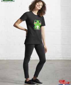A Green Frog With Big Essential T Shirt Classic Unisex 4