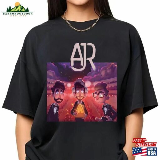 A J R Chibi Members Shirt Rock Band Concert Tour 2024 Classic T-Shirt