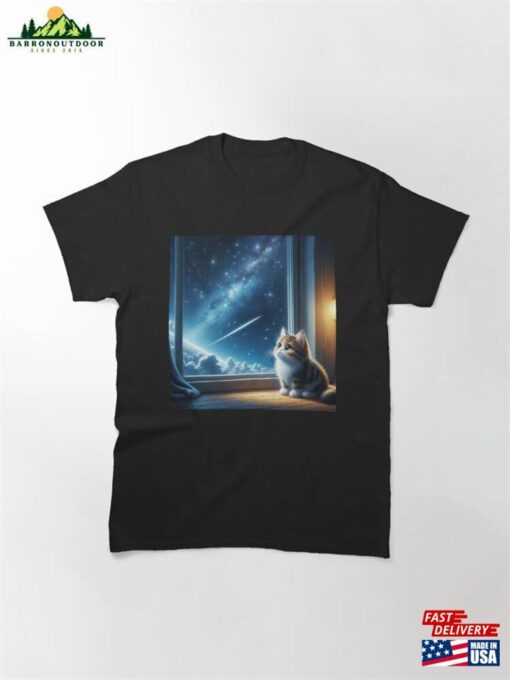 A Little Cat’s Space Imagination Classic T-Shirt Unisex