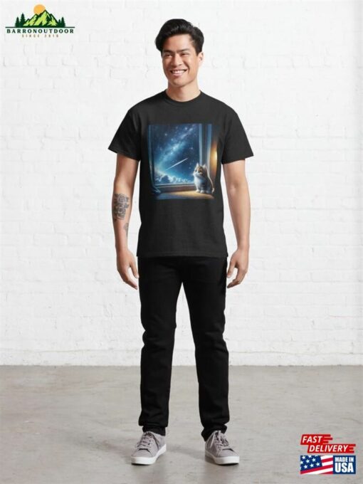 A Little Cat’s Space Imagination Classic T-Shirt Unisex