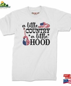 A Little Country Hood T Shirt Music T-Shirt Classic A Little Country Hood T Shirt Music T-Shirt Classic