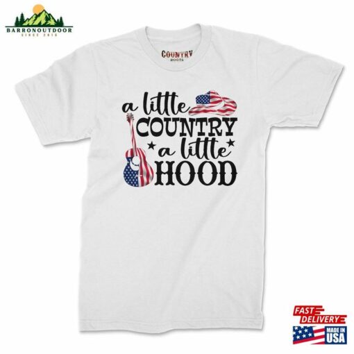 A Little Country Hood T Shirt Music T-Shirt Classic