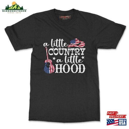 A Little Country Hood T Shirt Music T-Shirt Classic