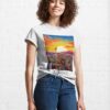 A Pop Art Travel Print Of Tehran Iran Classic T-Shirt Unisex