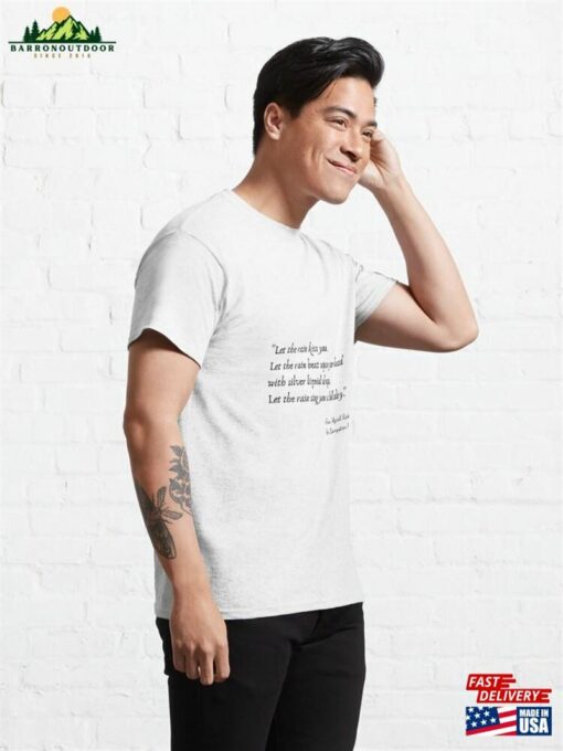 A Quote From April Rain Song By Langston Hughes Classic T-Shirt Sweatshirt