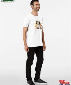 A Shih Tzu In Paint Splatter Style Premium T Shirt Hoodie 3