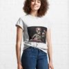 A Skeleton Protects The Cup With Flowers Classic T-Shirt Unisex