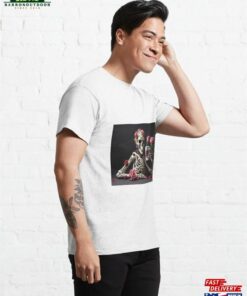 A Skeleton Protects The Cup With Flowers Classic T-Shirt Unisex 3 A Skeleton Protects The Cup With Flowers Classic T Shirt Unisex 4