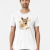 A Stunning Abyssinian Cat In Paint Splatter Style Premium T-Shirt Classic Hoodie