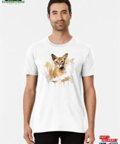 A Stunning Abyssinian Cat In Paint Splatter Style Premium T-Shirt Classic Hoodie A Stunning Abyssinian Cat In Paint Splatter Style Premium T-Shirt Classic Hoodie