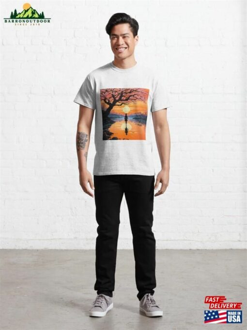 A Sunset Stroll Post Storm Classic T-Shirt Hoodie