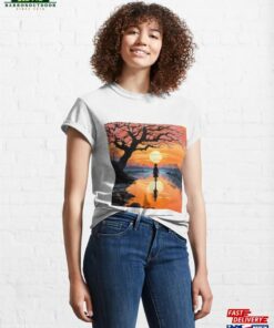 A Sunset Stroll Post Storm Classic T Shirt Hoodie 3