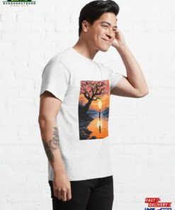 A Sunset Stroll Post Storm Classic T Shirt Hoodie 4