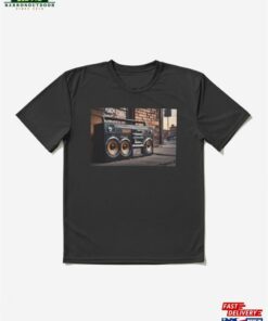 A Vintage Boombox Active T-Shirt Sweatshirt