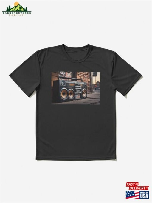 A Vintage Boombox Active T-Shirt Sweatshirt