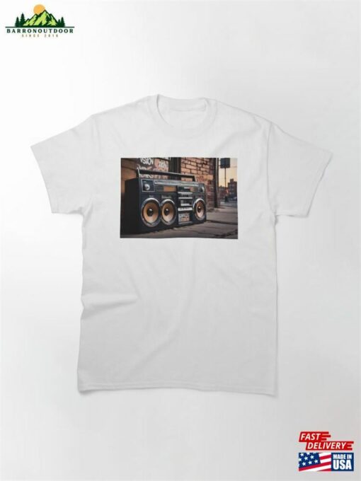 A Vintage Boombox Classic T-Shirt Unisex