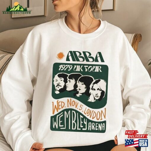 Abba 1979 Uk Tour Shirt Gift For Fan T-Shirt Hoodie