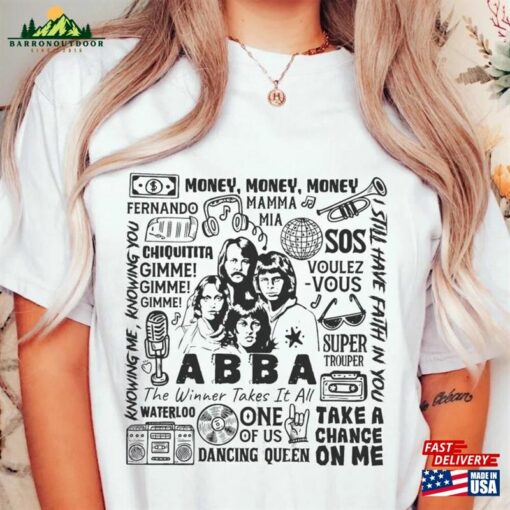 Abba Shirt Pop Music Disco T-Shirt Sweatshirt