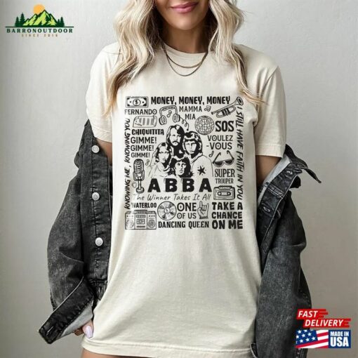 Abba Shirt Pop Music Disco T-Shirt Sweatshirt