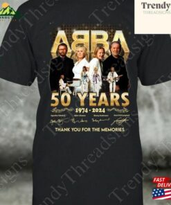 Abba Tee 50 Years 1974 2024 Thank You For The Memories Shirt Sweatshirt Hoodie 2 Abba Tee 50 Years 1974 2024 Thank You For The Memories Shirt Sweatshirt Hoodie 3