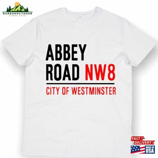 Abbey Road Organic Cotton T Shirt Classic Unisex