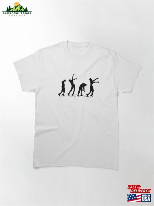 Abbey Road Walking Zombie Halloween Graphic T-Shirt Unisex