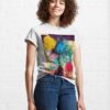 Abstract Art Flowers On A Wall By Emmanuel Signorino Classic T-Shirt Hoodie