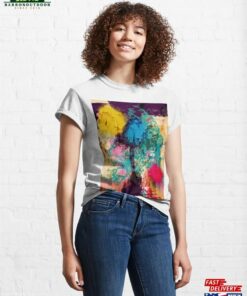 Abstract Art Flowers On A Wall By Emmanuel Signorino Classic T-Shirt Hoodie Abstract Art Flowers On A Wall By Emmanuel Signorino Classic T-Shirt Hoodie
