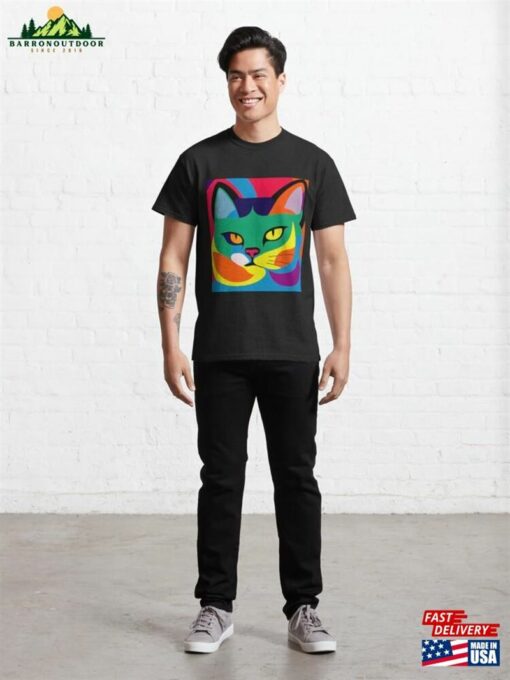 Abstract Cat Art Classic T-Shirt Hoodie