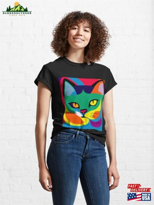 Abstract Cat Art Classic T-Shirt Hoodie