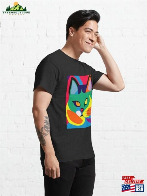 Abstract Cat Art Classic T-Shirt Hoodie