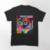 Abstract Cat Art Classic T-Shirt Unisex