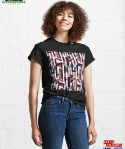 Abstract Colorful Stripes Pattern Classic T-Shirt Unisex Abstract Colorful Stripes Pattern Classic T-Shirt Unisex