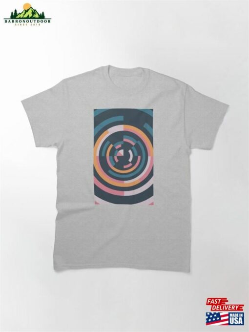 Abstract Geometric Pattern Tunnel Style Classic T-Shirt Unisex